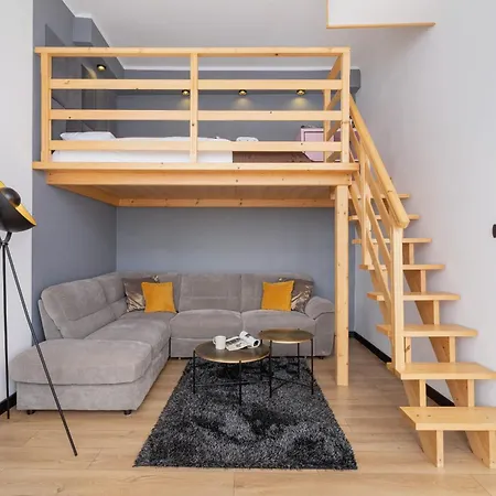 Daire Arianska With Mezzanine Cracow Center By Renters
